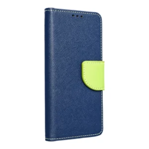 TechWave Fancy Book case for Samsung Galaxy A02S navy blue / lime