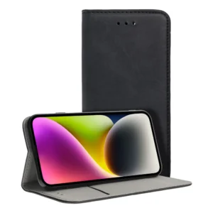 TechWave Smart Leather case for iPhone 15 black
