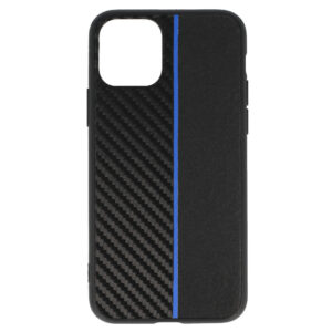 TechWave Stripe Carbon case for iPhone 11 Pro black - blue