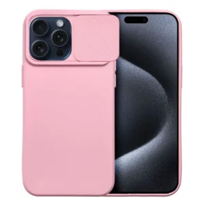 TechWave Camslider case for iPhone 15 Pro Max light pink