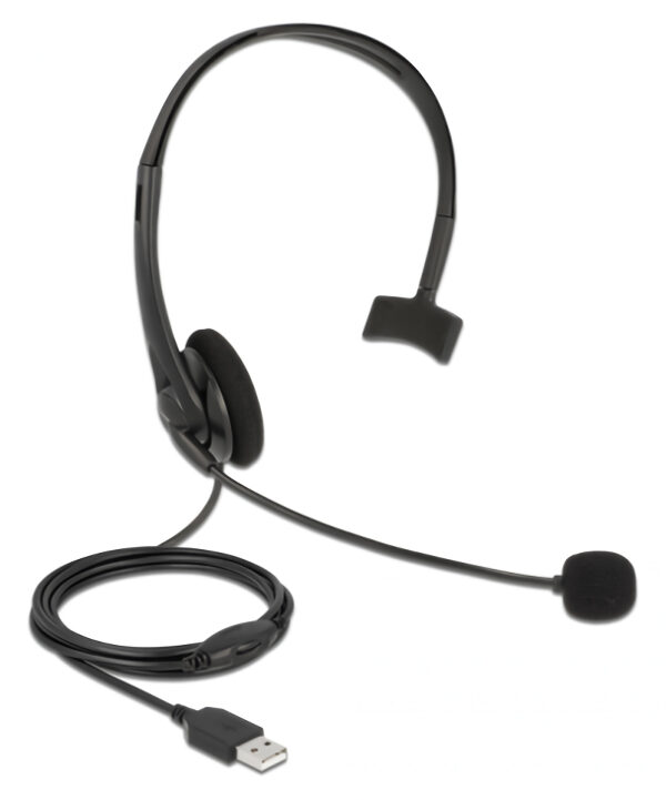 DELOCK headphones με μικρόφωνο 27177