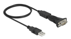 DELOCK αντάπτορας USB σε RS-232 DB9 61506 με καλώδιο USB