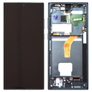 LCD with Touch Screen & Front Cover Samsung S908B Galaxy S22 Ultra 5G Green (Original)