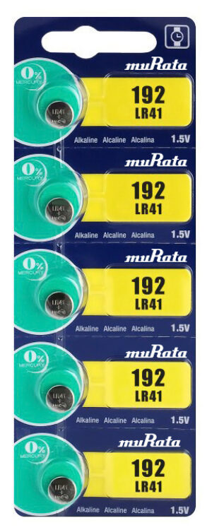 MURATA Αλκαλικές μπαταρίες LR41 MR-LR41
