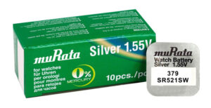 MURATA μπαταρία Silver Oxide για ρολόγια SR521SW