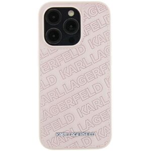 Original faceplate case KARL LAGERFELD KLHCP15MPQKPMP for iPhone 15 Plus (Quilted Pattern / pink)