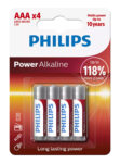 PHILIPS Power αλκαλικές μπαταρίες LR03P4B/5