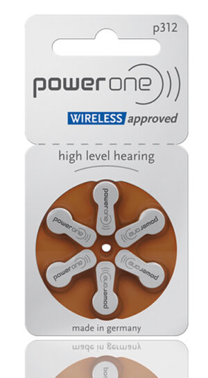 POWER ONE μπαταρίες ακουστικών βαρηκοΐας P312