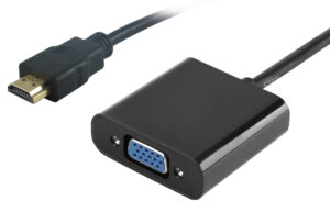 POWERTECH αντάπτορας HDMI σε VGA (F) PTH-023