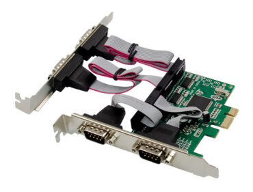 POWERTECH κάρτα επέκτασης PCIe σε 4x RS232 ST310