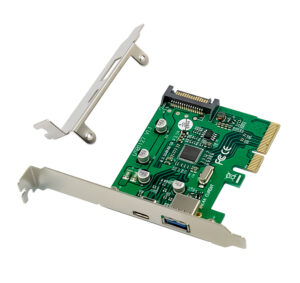 POWERTECH κάρτα επέκτασης PCIe σε USB 3.1 & USB-C ST618