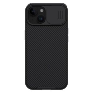 Soft TPU & PC Back Cover Case Nillkin Camshield Pro Apple iPhone 15 Black