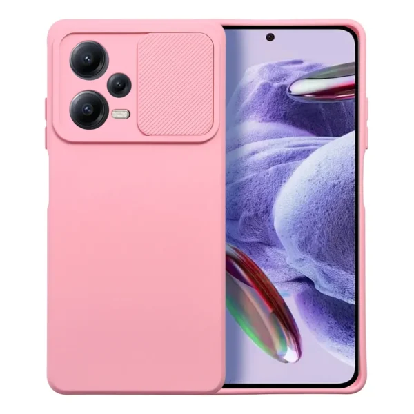 TechWave Camslider case for Xiaomi Redmi Note 12 Pro+ 5G light pink