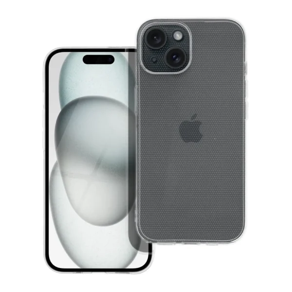 TechWave Clear 2mm case for iPhone 15 (camera protection)
