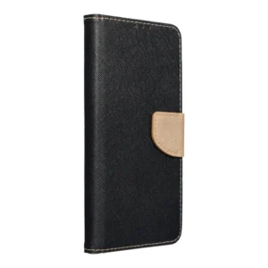 TechWave Fancy Book case for Samsung Galaxy A03 black / gold