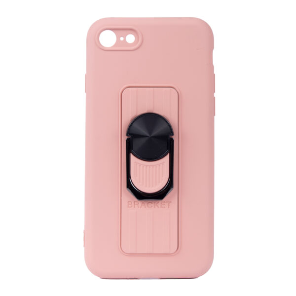 TechWave Ring Silicone case for iPhone 7 8 SE 2020 SE 2022 pink