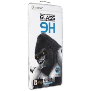 3D Full Cover Tempered Glass X-ONE - for Samsung Galaxy S21 Plus (case friendly) - working fingerprint sensor