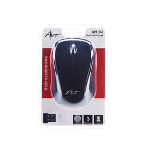 Art Optical wireless mouse USB AM-92 black