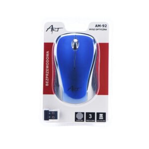 Art Optical wireless mouse USB AM-92 blue
