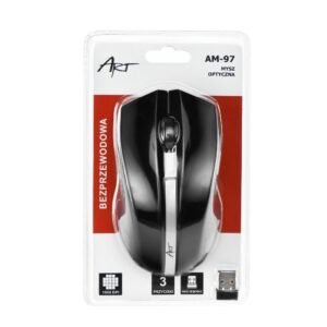Art Optical wireless mouse USB AM-97 black