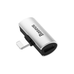 BASEUS adapter HF for iPhone Lightning 8-pin to 2x Lighning Silver+Black CAL46-S1