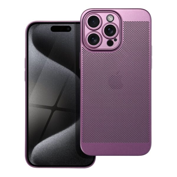 BREEZY Case for IPHONE 15 Pro Max purple