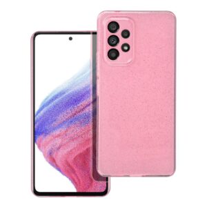 CLEAR CASE 2mm BLINK for SAMSUNG A53 5G pink