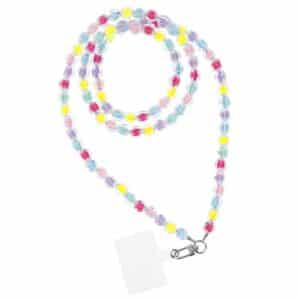 COLORFUL pendant for the phone / cord length 120cm (60cm in the loop) / on neck - multicolor