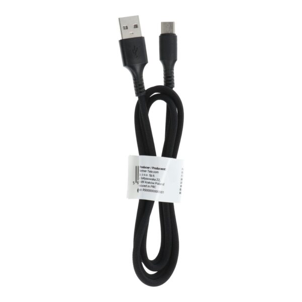 Cable USB - Type C 2.0 C279 black 1 meter