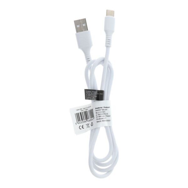 Cable USB - Type C 2.0 C279 white 1 meter