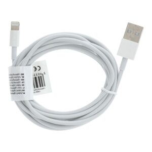 Cable USB for iPhone Lightning 8-pin 2 meters white C602