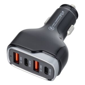 Car charger USB QC 3.0 + 2x Type C PD CC53-2A2C (Total 120W)