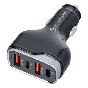 Car charger USB QC 3.0 + 2x Type C PD CC53-2A2C (Total 66W)