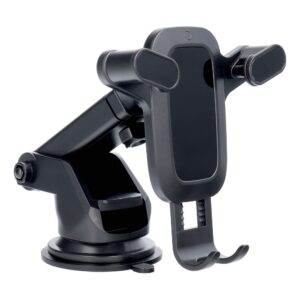 Car phone holder for windshield / center console gravity X3-2 black (adjustable handle arm)
