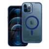 Color Edge Mag Cover case compatible with MagSafe for IPHONE 12 PRO MAX navy blue
