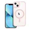 Color Edge Mag Cover case compatible with MagSafe for IPHONE 13 pink