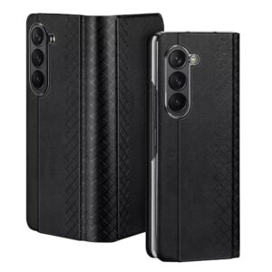 DUX DUCIS Bril - PU Leather Case for Samsung Galaxy Z Fold5 5G black