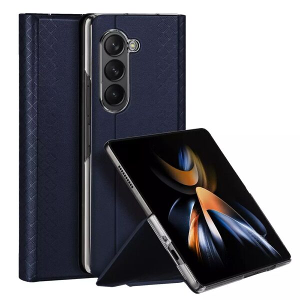 DUX DUCIS Bril - PU Leather Case for Samsung Galaxy Z Fold5 5G blue