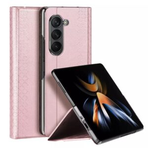 DUX DUCIS Bril - PU Leather Case for Samsung Galaxy Z Fold5 5G pink