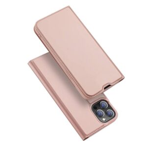 DUX DUCIS Skin Pro - Smooth Leather Case for Apple iPhone 13 Pro Max rose