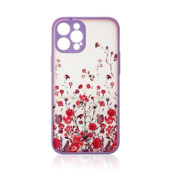Design Case for iPhone 12 Pro Max floral purple - 9145576253717 Design Case for iPhone 12 Pro Max floral purple 1