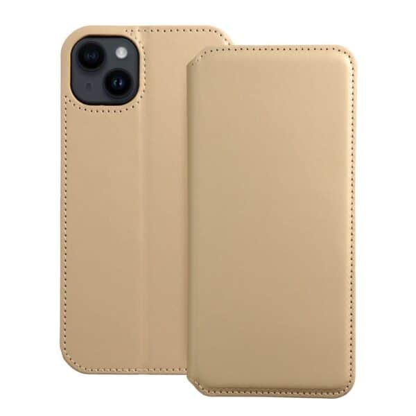 Dual Pocket book for IPHONE 14 PLUS gold