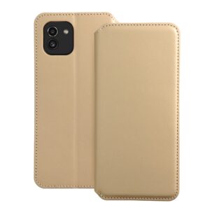 Dual Pocket book for SAMSUNG A03 gold