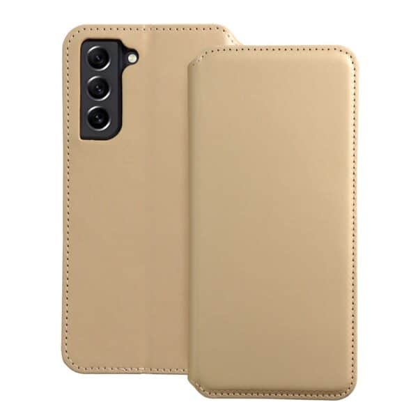 Dual Pocket book for SAMSUNG S21 FE gold