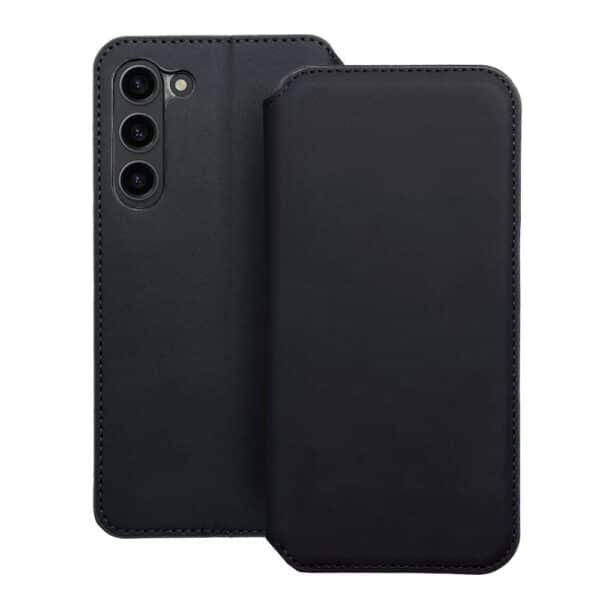 Dual Pocket book for SAMSUNG S23 PLUS black