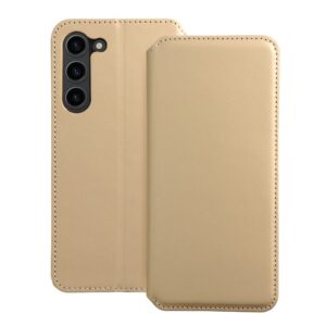 Dual Pocket book for SAMSUNG S23 gold