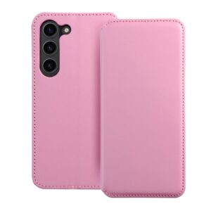 Dual Pocket book for SAMSUNG S23 light pink