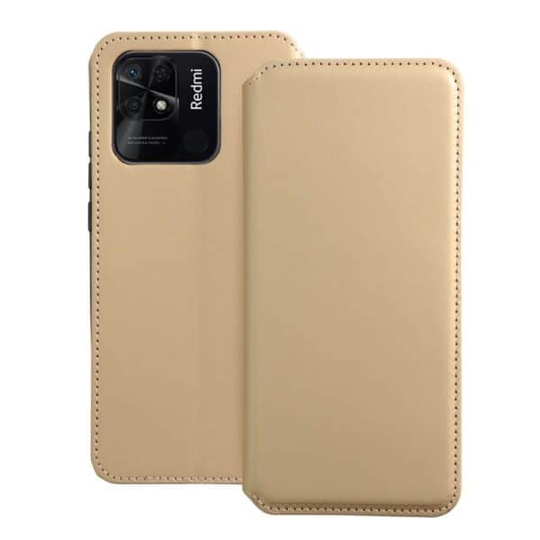 Dual Pocket book for XIAOMI Redmi 10c gold