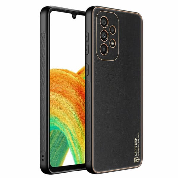 Dux Ducis Yolo elegant cover made of ecological leather for Samsung Galaxy A33 5G black Dux Ducis Yolo elegant cover made of ecological leather for Samsung Galaxy A33 5G black 1