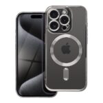 Electro Mag Cover case compatible with MagSafe for IPHONE 15 PRO grey titanium